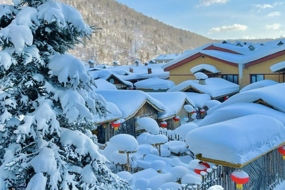 China Snow Town